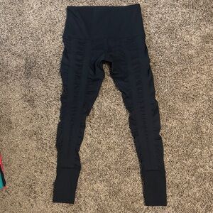 Sweetflexx Leggings Black Size 6 Resistance Band Workout Fitness Gym Leg Toning